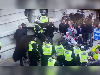 St. George's Day Rally: Clashes with Police and Far-Right Supporters in Central London, Six Arrests Made