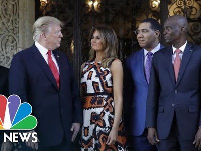 Trump Meets With Caribbean Leaders At Mar-A-Lago | NBC News