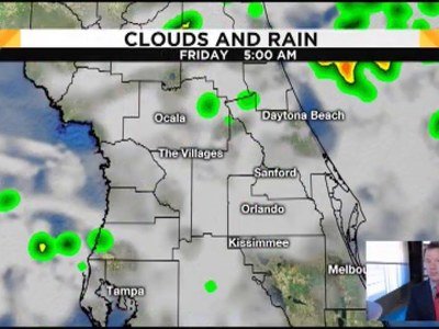 Storms continue in Central Florida on Friday