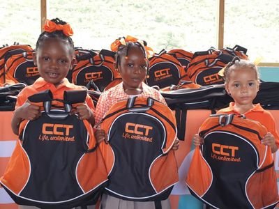 CCT provides over a 1000 students with school supplies