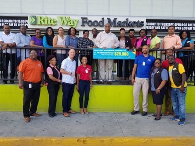 RiteWay exceeds $20K Bahamas fundraiser goal - store raises $25K through customer support & company matching