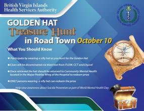 BVIHSA Partners With Telecoms Providers For Golden Hat Hunt | Government of the Virgin Islands