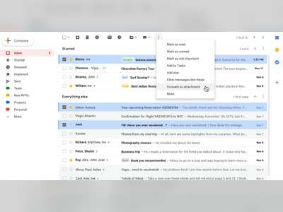 Google now lets users attach emails to an email in Gmail