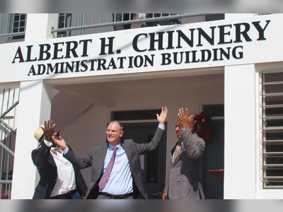 Jost Van Dyke administration building renamed after Albert Chinnery