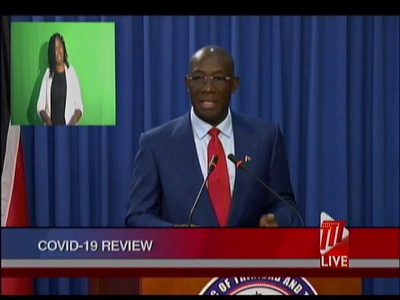 Trinidad and Tobago's Prime Minister, Press Conference