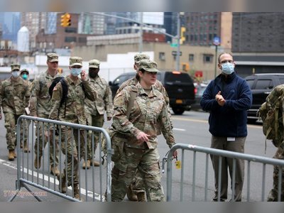 The Mayor welcomed military medical personnel arriving in New York
