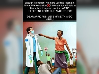 Racism row as French doctors suggest virus vaccine test in Africa