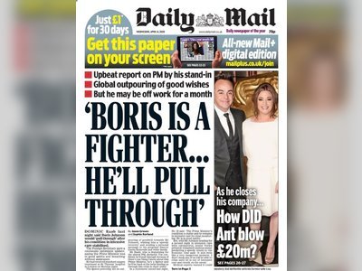 UK's Newspaper headlines: 'Boris is a fighter' and 'PM power vacuum fears'