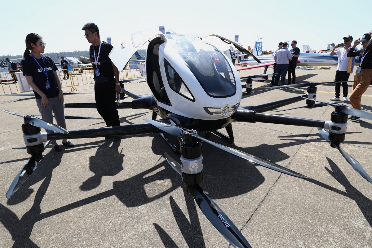 Chinese flying taxi maker Ehang gets approval to test drone deliveries for cargo weighing over 150kg