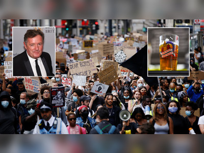 Piers Morgan slammed for hypocrisy after blasting pubs opening but supporting son’s BLM protest