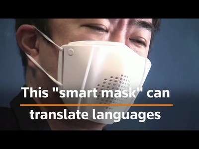 This New High-Tech Face Mask Can Translate Your Voice Into 9 Languages
