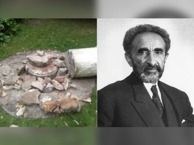 Haile Selassie statue destroyed in London park