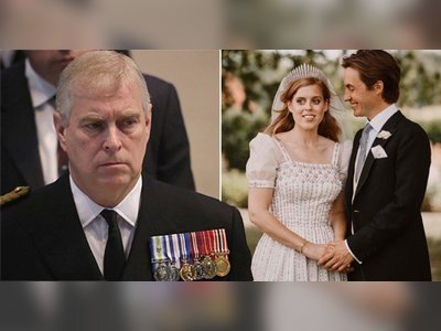 Prince Andrew still nowhere to be seen as new Beatrice wedding photos released