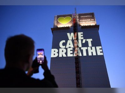 'We can't breathe' projected on Grenfell in stark reminder of final 999 calls