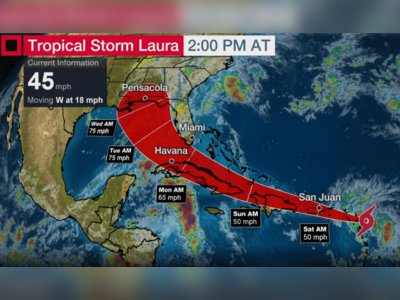Tropical Storm warning issued over BVI as TS Laura approaches