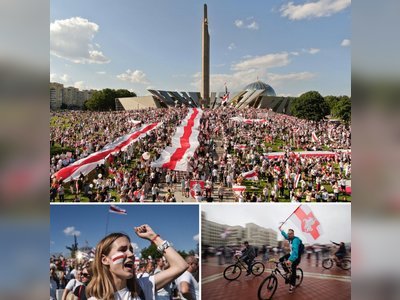 PHOTOS: Belarus' Massive And Unprecedented Protests