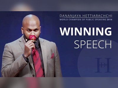Dananjaya Hettiarachchi - World Champion of Public Speaking