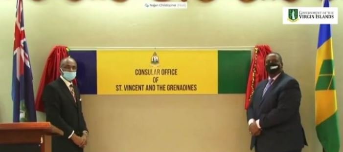 SVG Consular Office opens in VI; Bishop Ishmael P. Charles is Honourary Consul