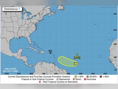 VI could be impacted by tropical wave from Tuesday