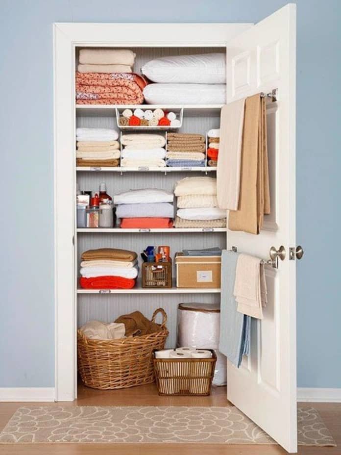 6 Smart Ways to Get More Useable Space Out of a Tiny Linen Closet