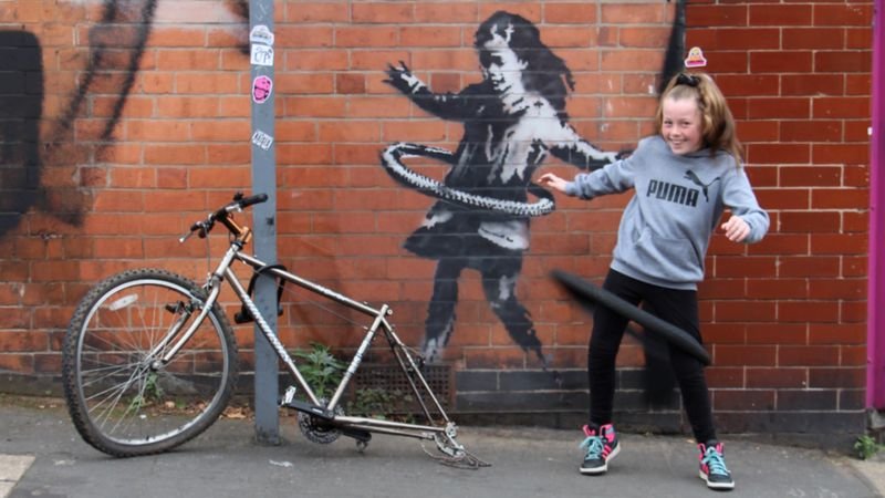 Nottingham's Banksy artwork: 'We needed something like this'