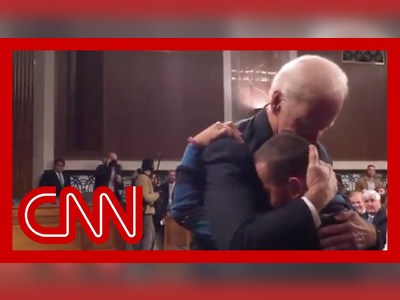 Parkland victim's wife and son reflect on viral 2018 hug from Joe Biden