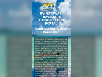 BVI GATEWAY PORTAL will be launched on nov 23rd says Premier