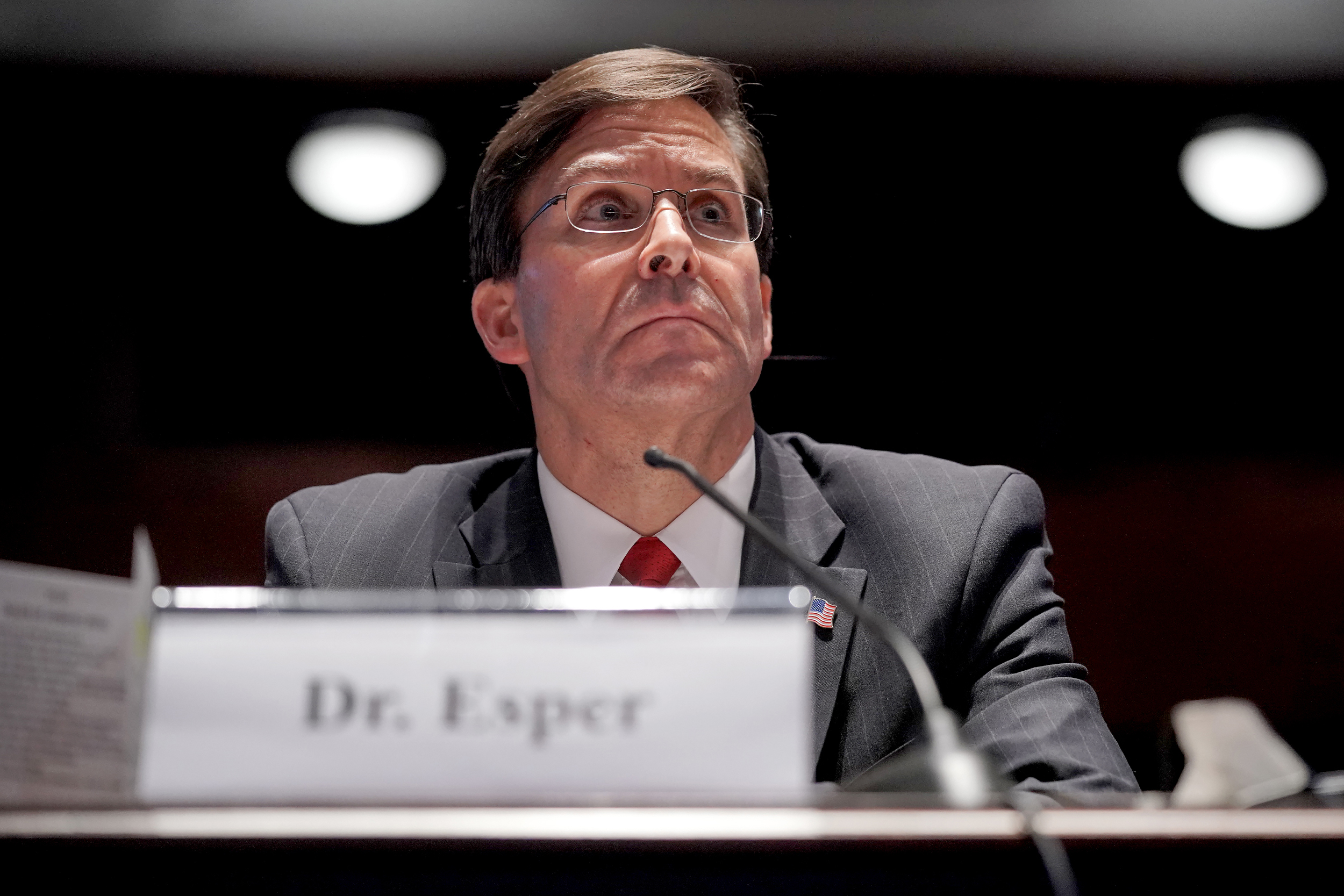 Defense Secretary Esper has prepared a resignation letter, say officials
