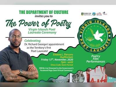 Dr. Richard Georges to be appointed as the bvi's first poet laureate