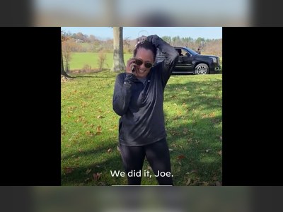 Kamala Harris: We did it, Joe!