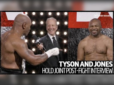 Mike Tyson and Roy Jones Jr hilarious joint interview after their exhibition