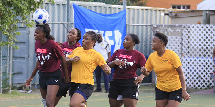 Avengers subdue Panthers, 7-2, in Women’s 5-A-Side