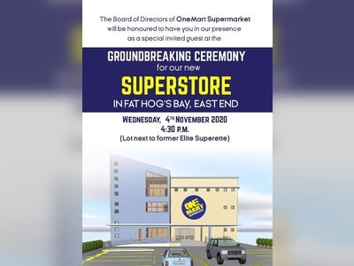One Mart Breaks Ground For New Superstore In Fat Hogs Bay Beautiful Virgin Islands