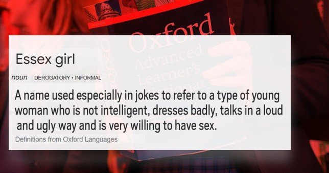 'Essex girl' removed from dictionary after campaigners argue term is 'offensive'