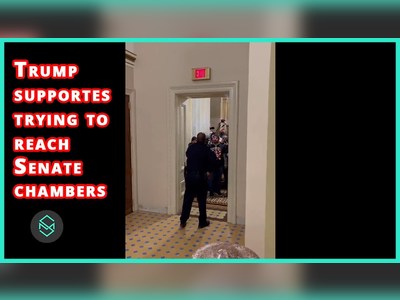 Scary: The Moment Trump Supporters Break Into Senate Chamber's, Capitol