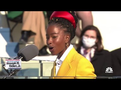 WOW! Amanda Gorman stole the show at Biden's inauguration: Meet the 22-year-old poet laureate who gave a historic 5-minute speech that's gone viral
