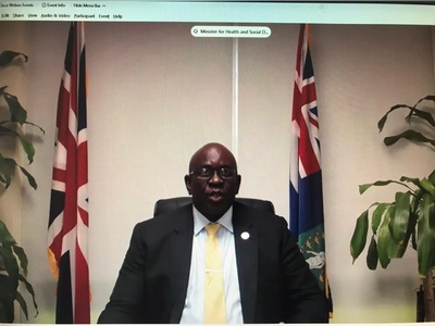 BVI Health Minister applauds women in covid-19 response at UN ECLAC meeting