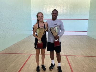 Dion Anselm & Zoe Sorrentino are 2021 VI Senior Squash Champions