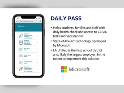 Los Angeles school district requires students to use COVID app to enter campus