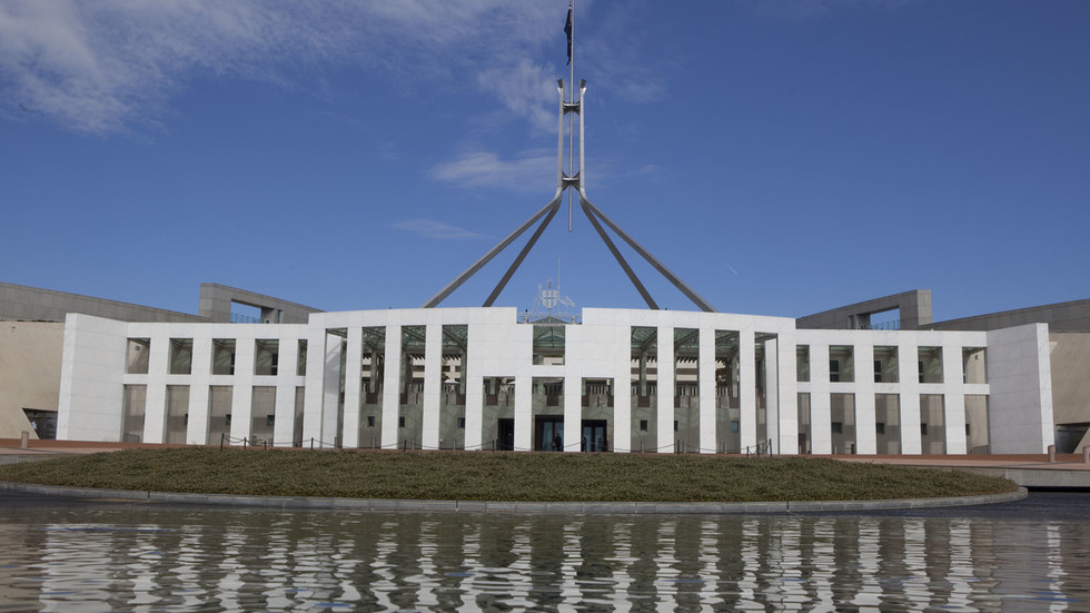 ‘Sex act on female MP’s desk’: Leaked graphic imagery shows staffers performing lewd acts in Australian parliament, one now sacked