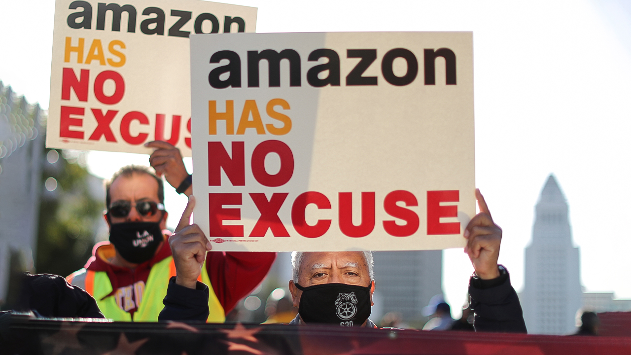 Amazon aware that workers allegedly pee in water bottles, documents show; company pushes back