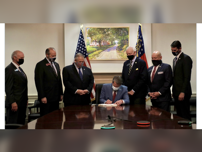 Georgia's Governor Signed Voting Restrictions Into Law In Front Of A Slave Plantation Picture