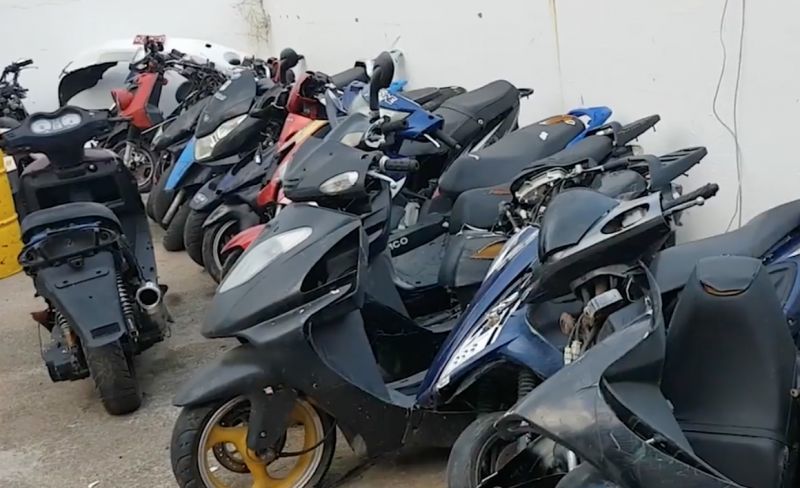 RVIPF seize illegal scooters, cars in street clean up