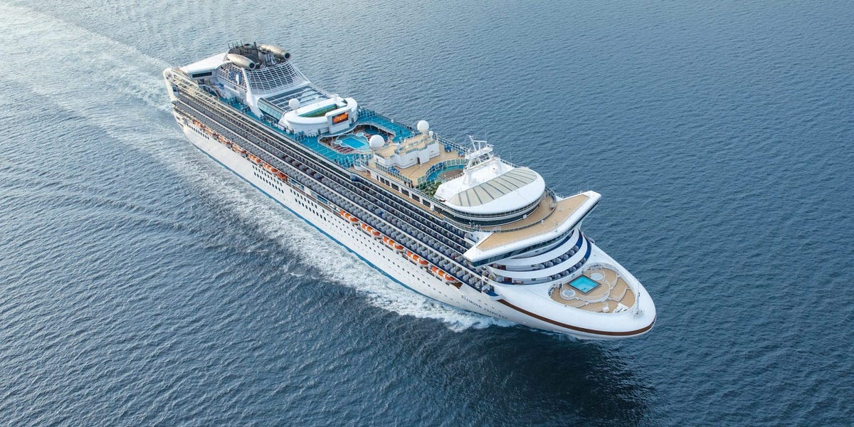 Princess Cruises is turning its ships into 'offices at sea' with WiFi as fast as land