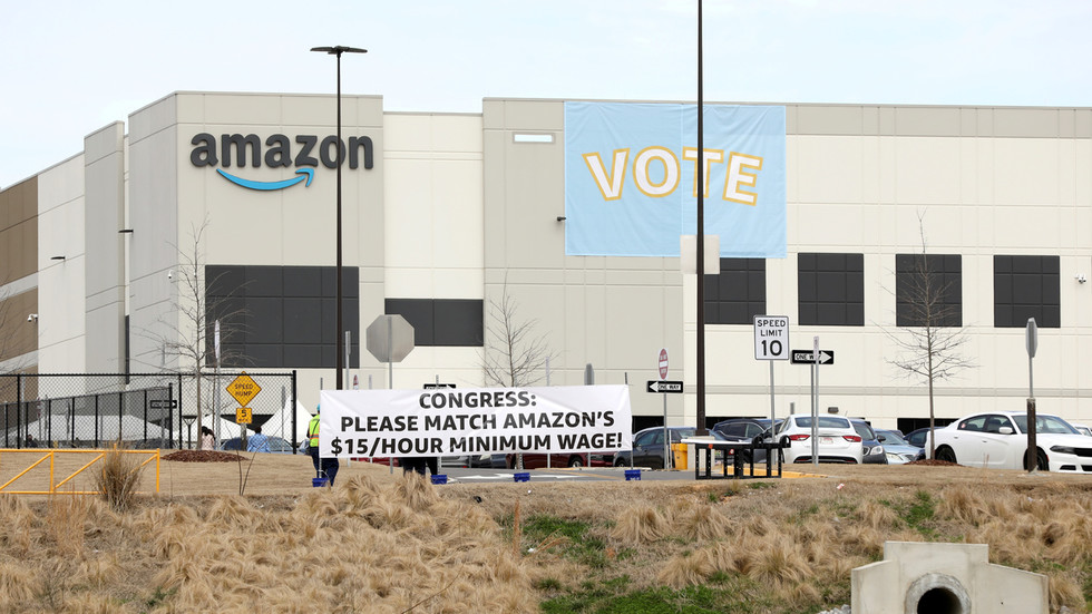 'Our system is broken': Amazon accused of 'illegal & egregious' behavior as early voting results deal blow to unionizing drive