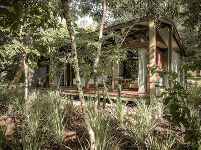 This Dreamy Tiny House in Bali Is Made of Recycled Tetra Pak Cartons
