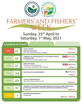 Local fishers and farmers to be honoured in week of activities