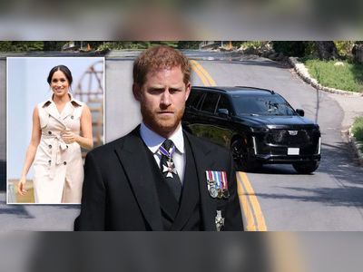 Prince Harry rushes home to be with Meghan and misses Queen's birthday
