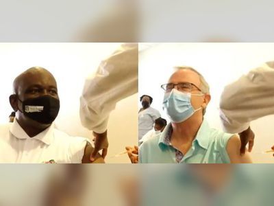 Health Minister & Governor received 2nd dose of AstraZeneca jab