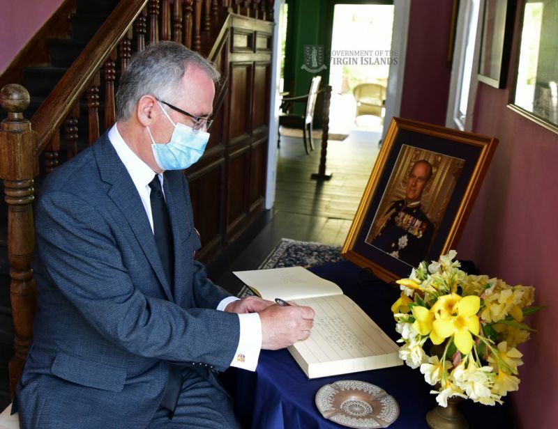 Governor Rankin invites VI to observe minute silence for Prince Phillip